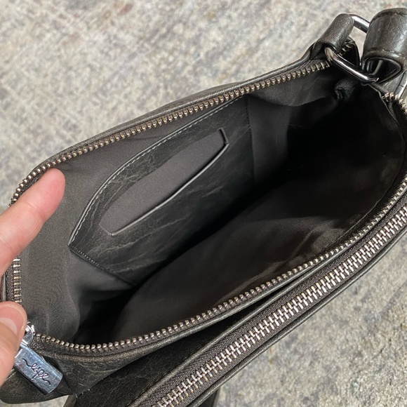 Espe grey crossbody bag/purse vegan leather - Picture 6 of 10